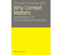 Friemel - Why Context Matters - New paperback or softback - X555z