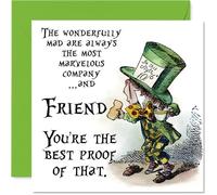 Friend Birthday Card, Mad as a Hatter