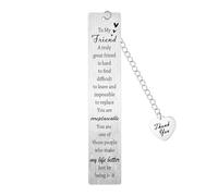 Friend Bookmark Gifts for Friend Friendship Gift Birthday Graduation Gifts for Friend Friendship Bookmarks for Women Book Lover Besties to My Friend Bookmark Friendship Gift Bookmark