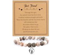 Friend Gifts for Women,Funny Friendship Gifts for Women Friends, Best Friend Birthday Valentines Galentines Christmas Day Gift for Long Distance Friends Female,Stocking Stuffers,Beaded Bracelets