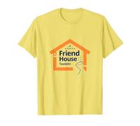 Friend House ToodEn Welcoming Community Logo T-Shirt, Men, Lemon, L