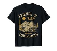 Friend in Low Places Vintage 90s Country Western Men Women T-Shirt