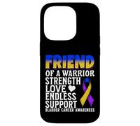 Friend of a Warrior Bladder Cancer Awareness Products Gifts Case for iPhone 14 Pro