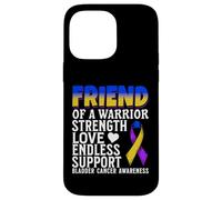 Friend of a Warrior Bladder Cancer Awareness Products Gifts Case for iPhone 14 Pro Max