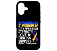 Friend of a Warrior Bladder Cancer Awareness Products Gifts Case for iPhone 17