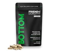 Friend of Dorothy - Bottom Fiber Supplement for Effortless Prep Time - Helps Promote Digestive Regularity - Psyllium Husk Based - for Men Who Bottom, 90 Capsules