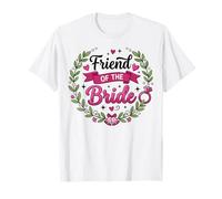 Friend of The Bride Bachelorette Party Matching Wedding T-Shirt