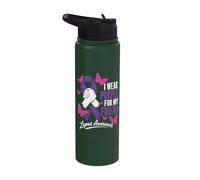 Friend Support Lupus Awareness Stainless Steel Insulated Water Bottle