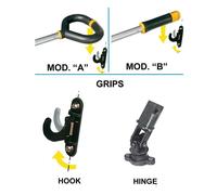 FRIEND tiller extension handle A 750/1043 mm - 1 PC Osculati - 60.664.01