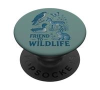 Friend to Wildlife Nature Conservation Animal Lover Eco PopSockets Adhesive PopGrip