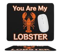 Friend You'Re My Lobster Mouse Mat Smooth Mousepad Stitched Edge Mouse Pads For Home Computer Laptop 25X30Cm