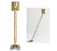 Frienda 1 Pack Adjustable Wall Brace 14"-25" Length Wall Bracing Concrete Turnbuckle Form Aligner Concrete Form Support, Heavy Duty Galvanized Iron, Ends Swivel 180 Degrees