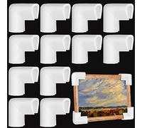 Frienda 12 Pcs Foam Corner Protectors for Moving Mirror TV Box Frame Edge Protection Corners for Pictures Photo Shipping Packaging Wrapping