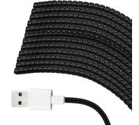 Frienda 20 Pcs Spiral Cable Protector Chargers Cord Protector from Pets No Chew Data Cable Protective Sleeve Headphone Charger Saver Data Lines Cover Wire Repair for Phone USB (Black)