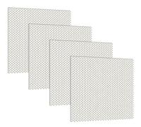 Frienda 4 Pcs Fluorescent Light Covers Replacement Flat Clear Prismatic Acrylic Ceiling Light Cover Panels(24" x 24" x 0.1")
