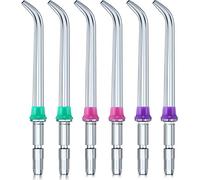 Frienda Replacement Classic Jet Tips Dental Water Jet Nozzle Accessories Compatible with Waterpik Water Flossers (Like WP-100) and Other Oral Irrigators (6 Pieces)