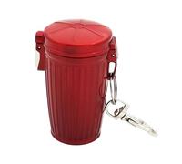 Friendly Ashtray with WindProof Lid Easy Hanging Hook Portable Ashes Container Bin for Hiking Commuting Portable with C Clasp Windproof Lid