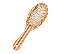 Friendly Bamboos Hairbrush With Comfortable Handle And Scalp Stimulating Massage Paddle Hair Care Accessory
