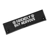 Friendly But Nervous Black Dog Leash Sleeve Wrap Dog Walking Accessory - Pet Birthday Gift - Gift for Dog Owner and Lover