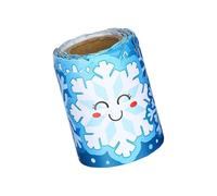 Friendly Design Snowman Snowflake Border Sticker 10M Adhesive Roll with Fade Resistant Inks for Classroom Decors Stationery Sticker Border Decal