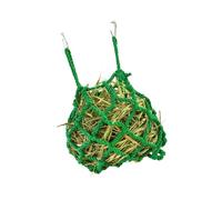 Friendly Foldable Hanging Bag Feeder, Green | Easy to Hanging on Cages and Enclosures, Large Capacity Feeding Bag with Double Hooks for Rabbits and Rodents