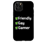 Friendly Gay Gamer LGBTQ Identity Pride Gay Inclusion Gamers Case for iPhone 11 Pro
