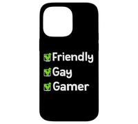 Friendly Gay Gamer LGBTQ Identity Pride Gay Inclusion Gamers Case for iPhone 14 Pro Max