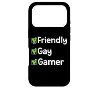 Friendly Gay Gamer LGBTQ Identity Pride Gay Inclusion Gamers Case for iPhone 17 Pro