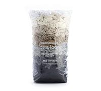 Friendly Loom Harrisville Designs Lotta Loops Neutrals Lot de 6 maniques en coton de taille traditionnelle 17,8 cm