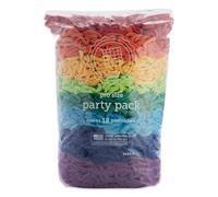 friendly loom Party Pack Rainbow PRO size Cotton Loops makes 18 (8" x 8") Potholders by Harrisville Designs Made in The USA Make Pride Month Crafts and Potholders