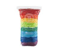 Friendly Loom Quality Cotton Weaving Loops in Rainbow Colors - 10” PRO Size | Weave 6 Functional Potholders | Made in the USA