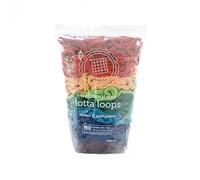 friendly loom Lotta Loops Rainbow 7" Traditional Size Cotton Loops Makes 6 (6" x 6') Potholders by Harrisville Designs Made in The USA