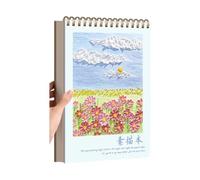 Friendly Mixed Media Drawing Book Thick Textured Pages for Colored Pencils Watercolor Thick Paper Drawing Notebook