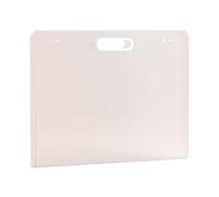 Friendly PP Document Storage Carry Bag Oversized Clear Compartment Water Resistant Handle for Artists Teachers Students Document Organizers Carry Bag File Holders Bag