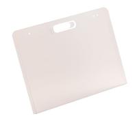 Friendly PP Document Storage Carry Bag Oversized Clear Compartment Water Resistant Handle for Artists Teachers Students Document Organizers Carry File Holders