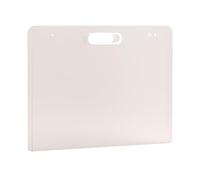 Friendly PP Document Storage Carry Bag Oversized Clear Compartment Water Resistant Handle for Artists Teachers Students Document Organizers Carry File Holders