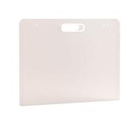 Friendly PP Document Storage Carry Bag Oversized Clear Compartment Water Resistant Handle for Artists Teachers Students File Storage Bag File Folders Organizers