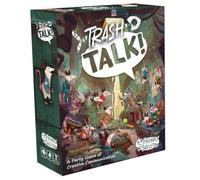 Friendly Skeleton | Trash Talk | Party Board Game, 100 Cards, 2 Player Screens, 20 Pieces Of Treasured Trash | 2-8 Players | 30 Minutes