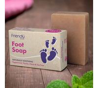 Friendly Soap - Foot Soap - Peppermint, Thyme, Clove, Tea Tree & Pumice - 4 X 95g
