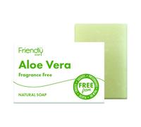 Friendly Soap Fragrance-Free Aloe Vera Bar Soap - 95g