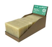 Friendly Soap - Naked & Natural Exfoliating Peppermint & Poppyseeds (7 x 95g), Plant-Based, Cruelty-Free, Made By Hand, No Preservatives or Sulphates, Recyclable, Sustainable, Environmentally Friendly