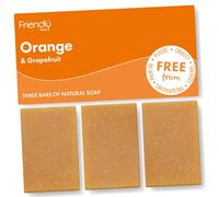 Friendly Soap - Natural Orange & Grapefruit Soap Bar - 3 Pack