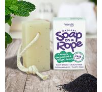 Friendly Soap Natural Peppermint & Poppyseed Soap On A Rope In Cream Cream One Size
