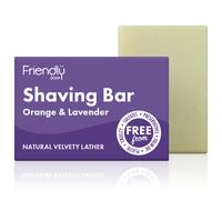 Friendly Soap Natural Shaving Soap Bar - Orange & Lavender - 95g