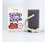 Friendly Soap - Natural Soap On A Rope - 'Woody' Patchouli & Sandalwood 125g