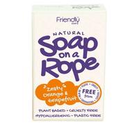 Friendly Soap Natural Soap on a Rope Zesty Orange & Grapefruit 125g