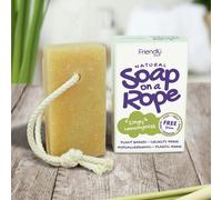 Friendly Soap - Natural Soap On A Rope - 'Zingy' Lemongrass - 125g - 125g - Natural Handmade Soap on a Rope - 1
