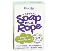 Friendly Soap Natural Soap on a Rope Zingy Lemongrass 125g