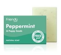 Friendly Soap Peppermint & Poppy Seeds Bath Soap - 95g