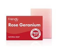 Friendly Soap Rose Geranium Bar Soap - 95g